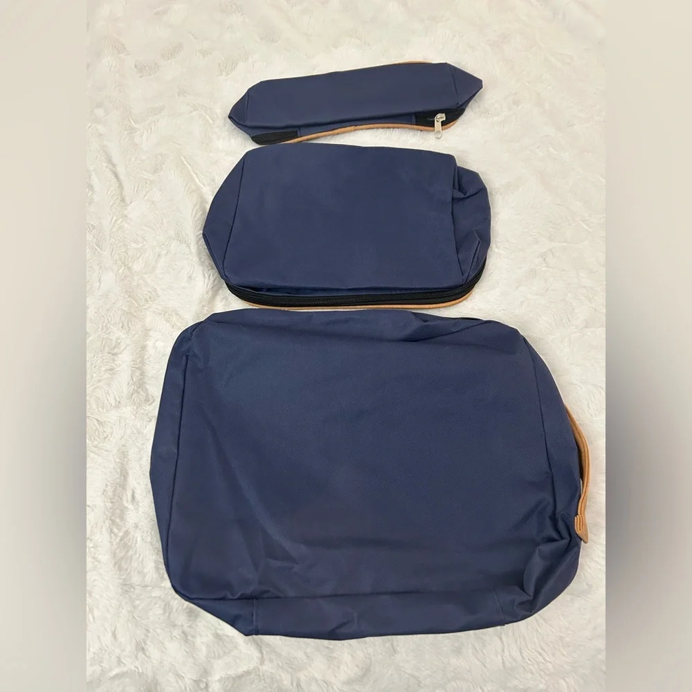Navy Travel Organizer Set